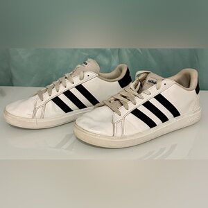 Adidas Classic White and Black Shoes